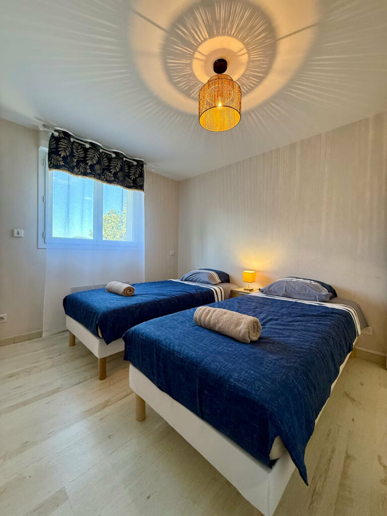 Chambre confortable de La Terrasse de Compostelle au Puy-en-Velay